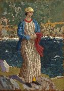 Woman by a Riverbank John Augustus Atkinson